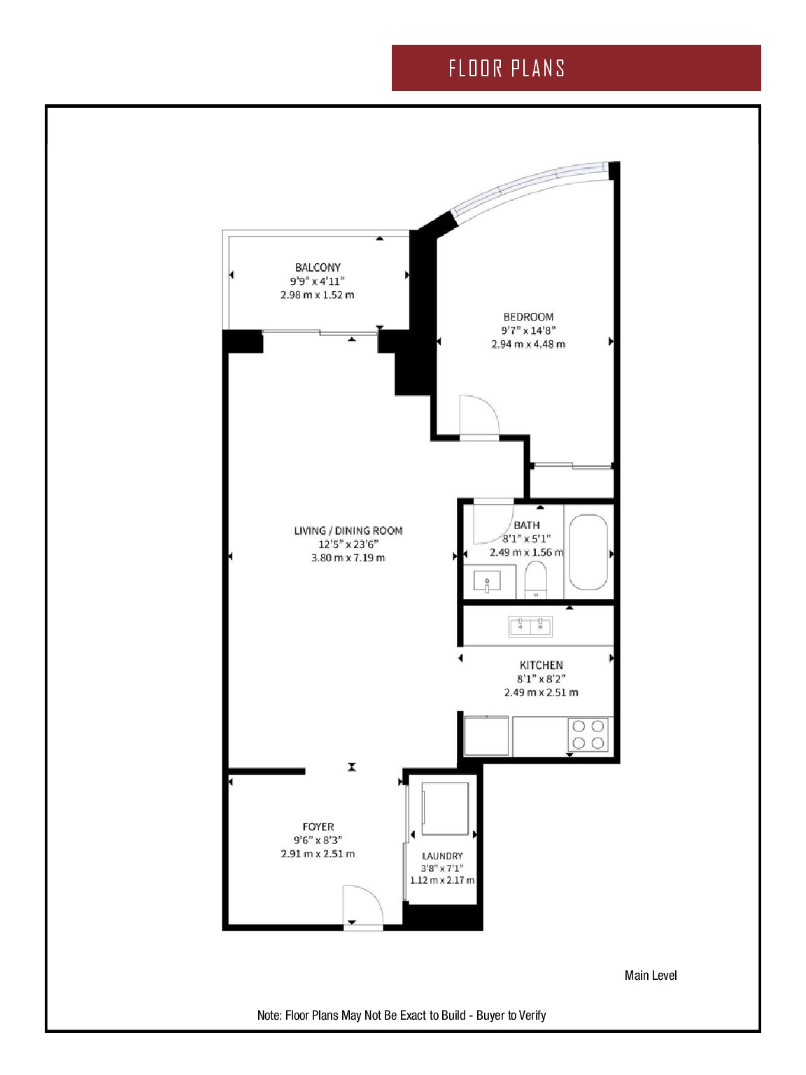 650 Lawrence Avenue West Unit 915 - Floor Plans for MLS - 19MAy22